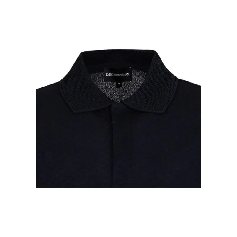 EMPORIO ARMANI SS23 Polo Shirt Men's Marine Blue-1