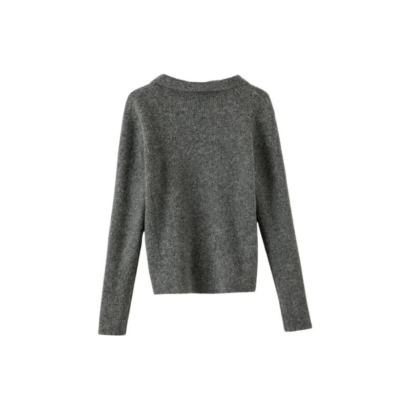 Late White Knitwear Women's Gray-3
