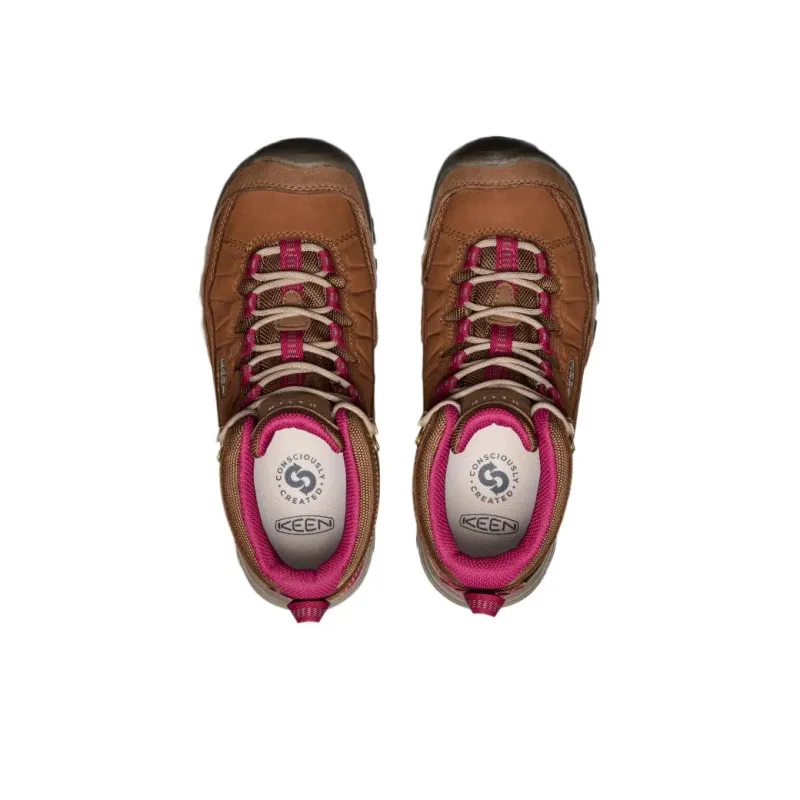KEEN Targhee 4 Wear-Resistant High-Top Hiking Shoes Women's Dark Brown-3
