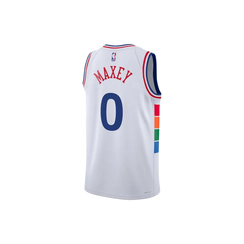 Nike Tyrese Maxey Philadelphia 76ers 2024/25 City Edition Men's Nike Dri FIT Nba Swingman Jersey-1