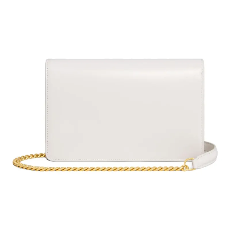CELINE Margo Calfskin Shoulder Bag Crossbody Bag Wallet Women's Beige-2