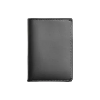 ZARA Cow Leather Wallet Men's Black