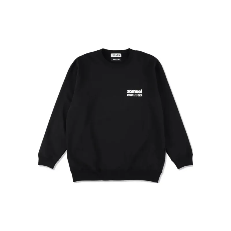 WIND AND SEA SS25 SAMUEL X WDS Sweatshirt Unisex Black-1
