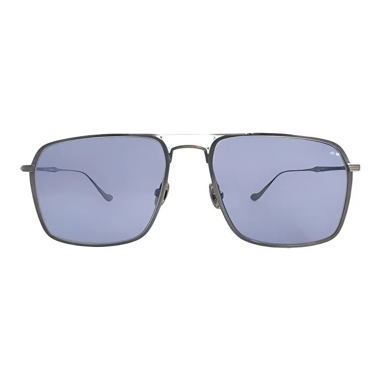 Matsuda Steel Aviator Sunglasses Men's Black-1
