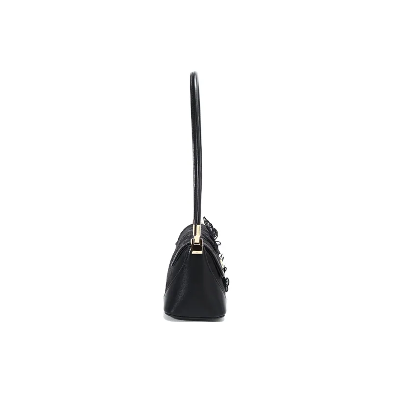 Carit&Koty PU Shoulder Bag Women's White Black Pink-9