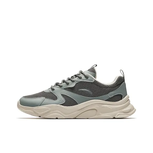 CHAOJIANTA Anti Slip And Wear Resistant Height Increasing Low Top Chunky Sneakers Men's Gray