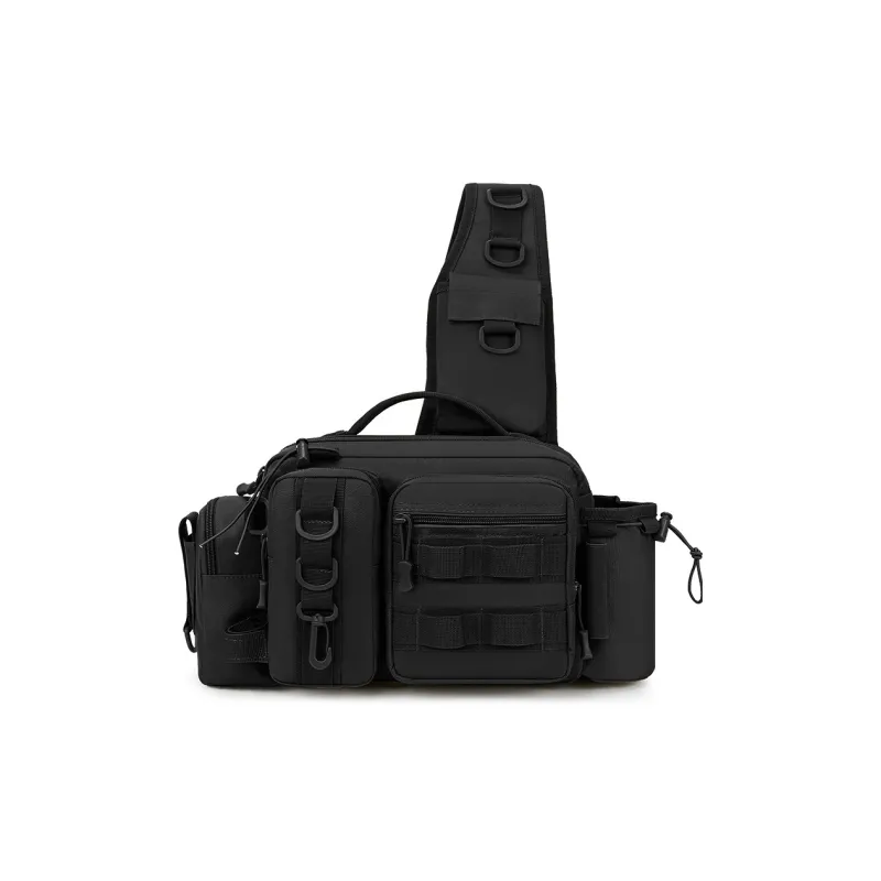 AUNG Polyester Sling Bag Regular Men's Land Camouflage/Camouflage Black/Coyote Brown/Black-9