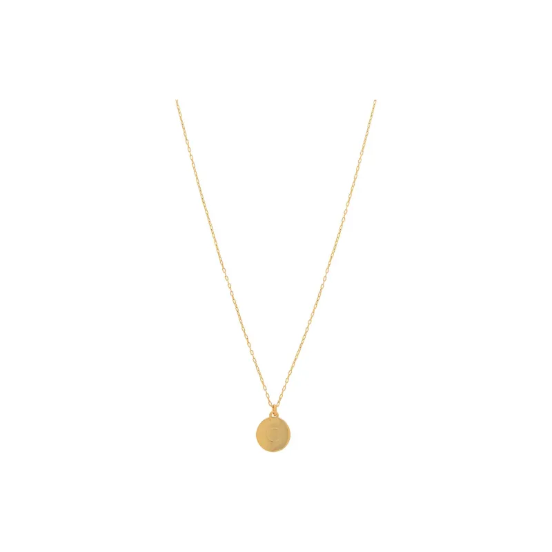 Kate Spade C Mini Pendant Necklace-0