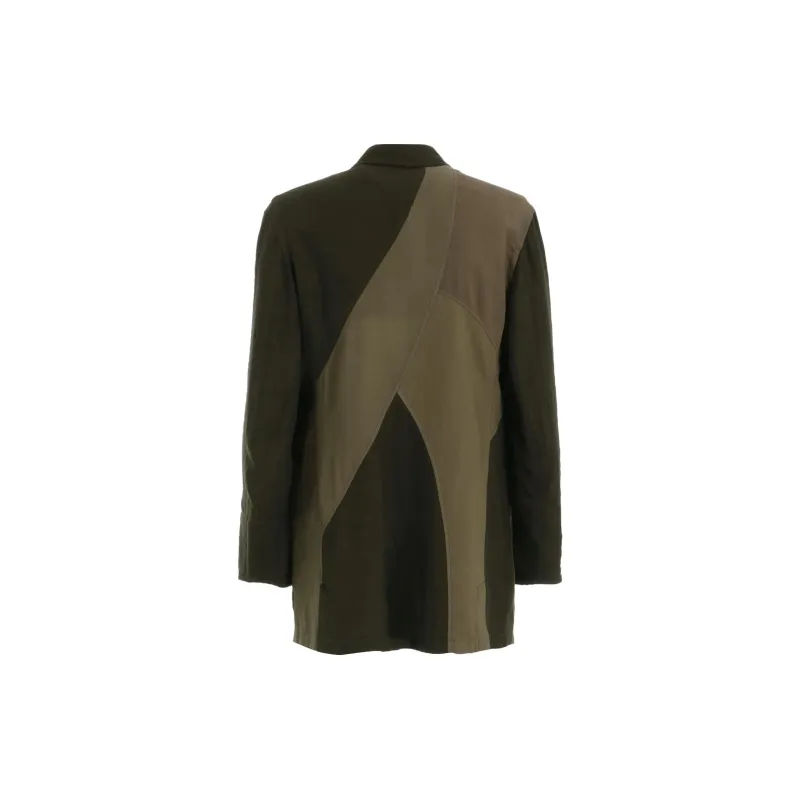 Yohji Yamamoto Ground Y SS25 Jackets & Coats Unisex Khaki-1
