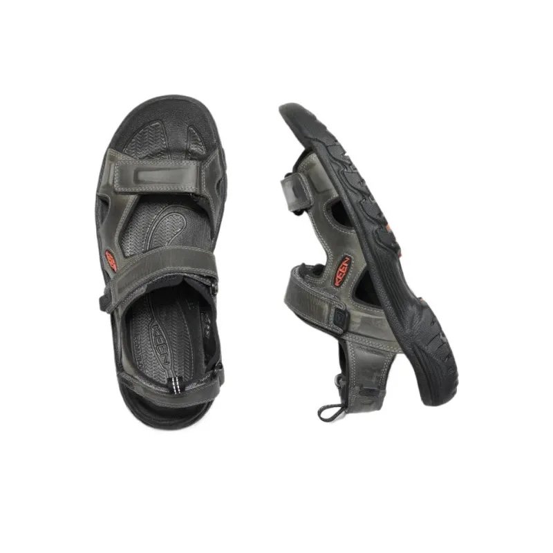 KEEN Targhee 3 Beach Sandals Men's Gray Black-3