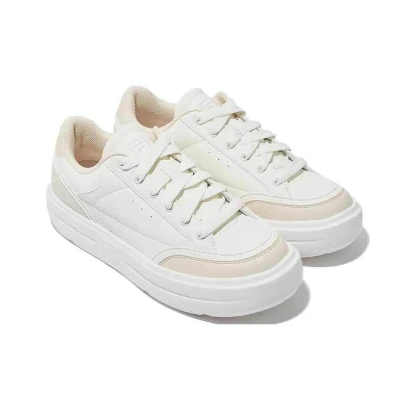 FILA Funky Tennis 1998 Anti Slip Wear Resistant Low Top Skateboard Shoes Unisex Beige-3