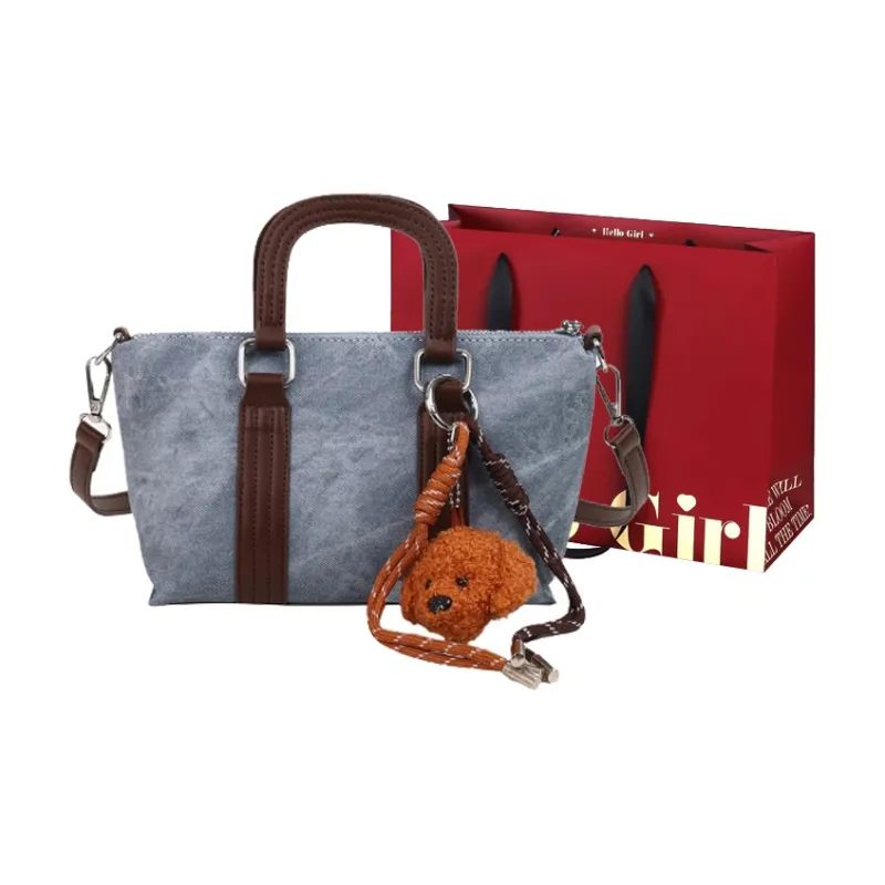 GOX PU Handbag, Shoulder Bag, Crossbody Bag Regular Women's Black/Coffee/Sky Blue-5
