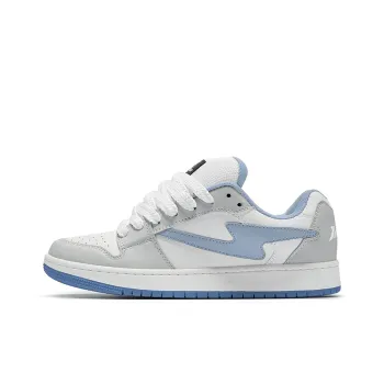 TINMUU Lightweight Low-Top Skateboard Shoes Unisex Sky Blue