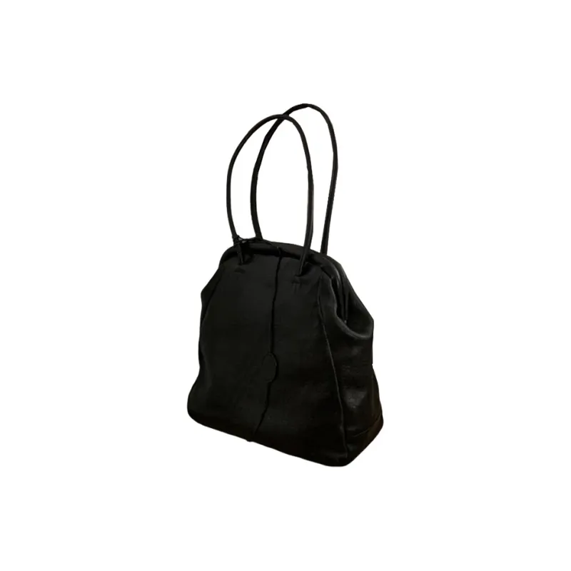 BEMIX PETS PU Tote Handbag Regular Women's Ecru/Black-4