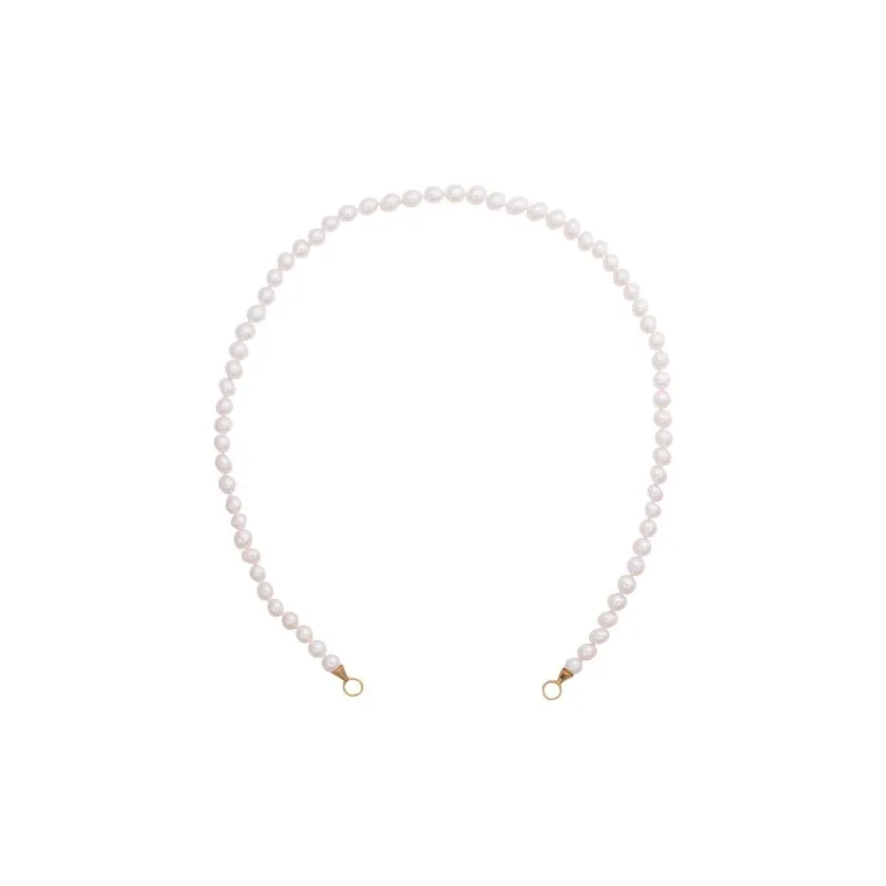 Marla Aaron 14kt Yellow Gold Akoya Pearl Necklace-0