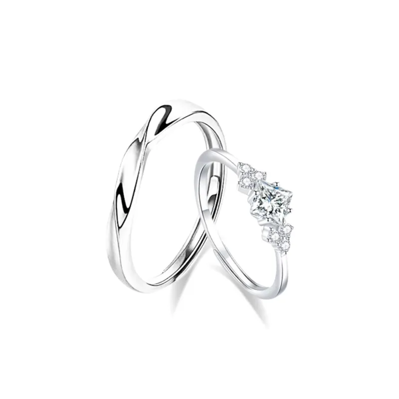 VEZA Sterling Silver Rings Unisex-15