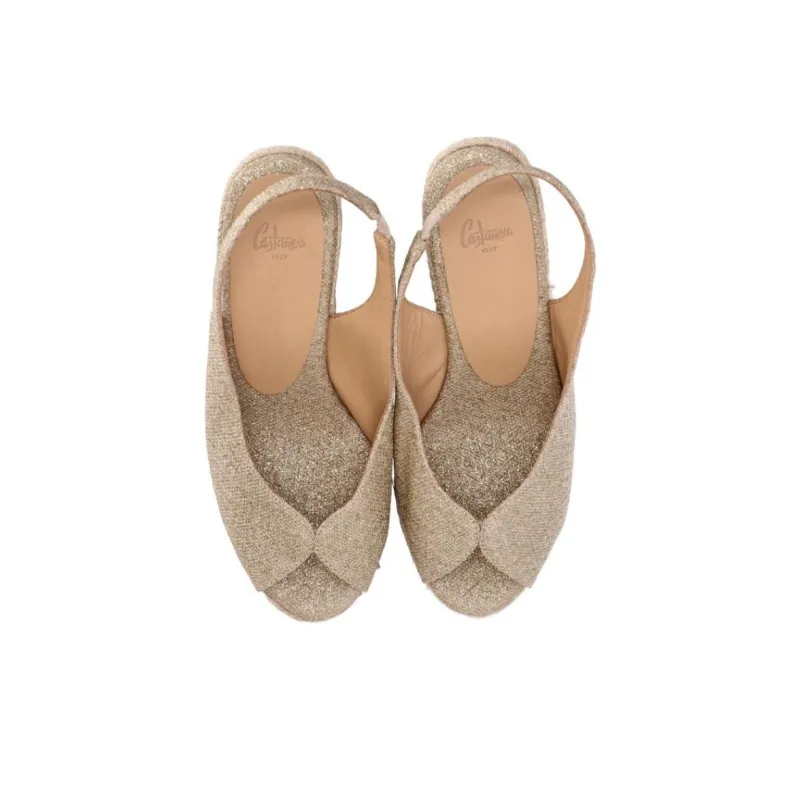Castañer BARBARA Wedge Heel High Heels Women's Light Umber-4