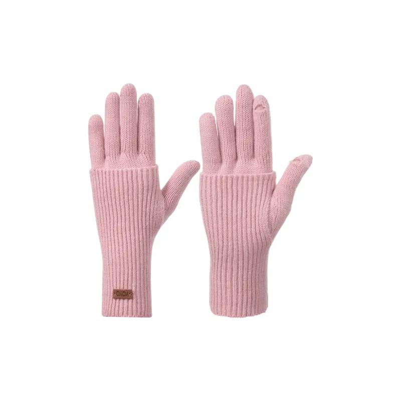 NANJIREN Double Layer Knit Gloves Women's-2