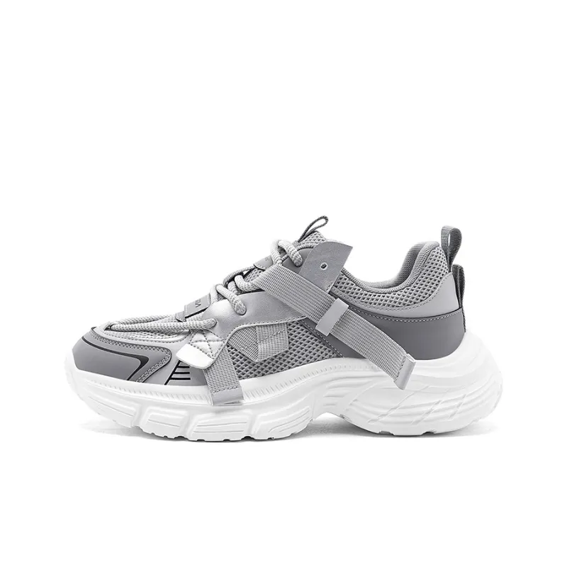 K-bird Cushioned Wear-Resistant Height Increasing Low-Top Casual Shoes Men's-12