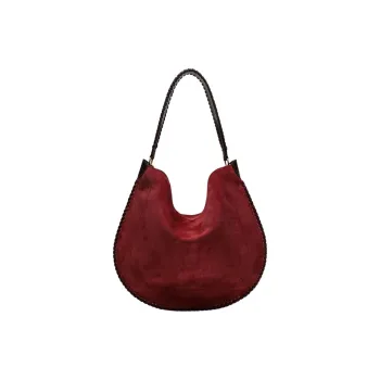 ISABEL MARANT Calfskin Hobo Bag, Handbag, Shoulder Bag Women's Red
