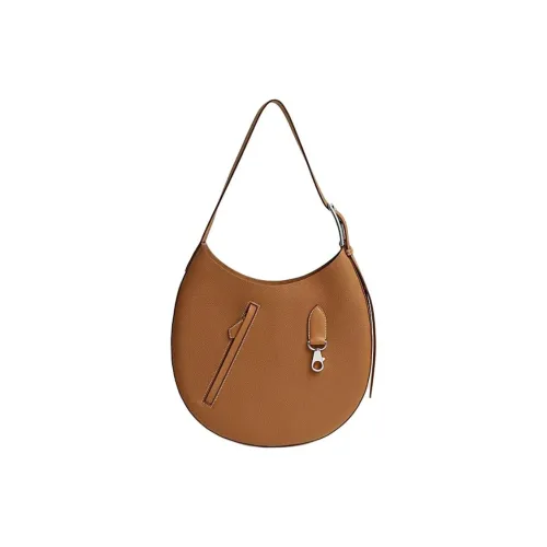 HERMES Arcon Togo Leather With Swift Calfskin Handbag, Shoulder Bag Women's Gold