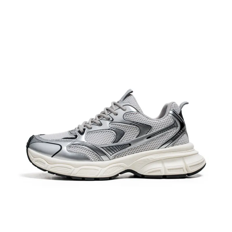 NANJIREN Cushioning Anti-Slip And Wear-Resistant Height Increasing Low-Top Chunky Sneakers Men's-0