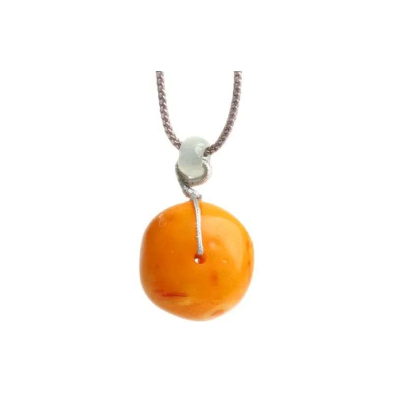 Ou Said Jewelry Amber Beeswax Necklaces Unisex-0