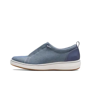 Clarks Breeze Sky Lace Slip-Resistant Low-Top Casual Shoes Unisex Blue