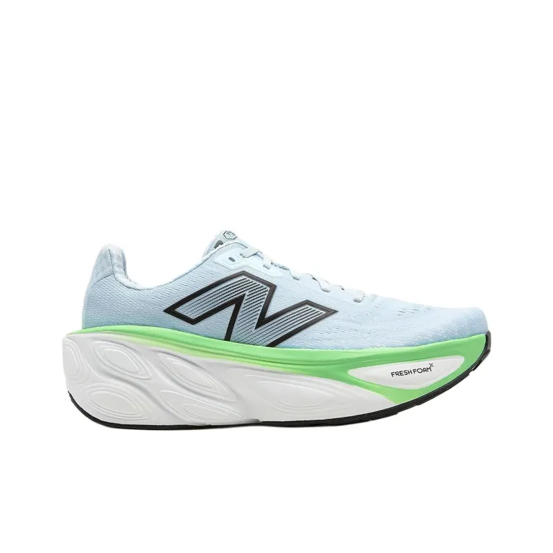 New Balance Fresh Foam X More V5 Shock Absorbers With Slip Resistant Features Low Top Running Shoes Men's Blue D Width-2
