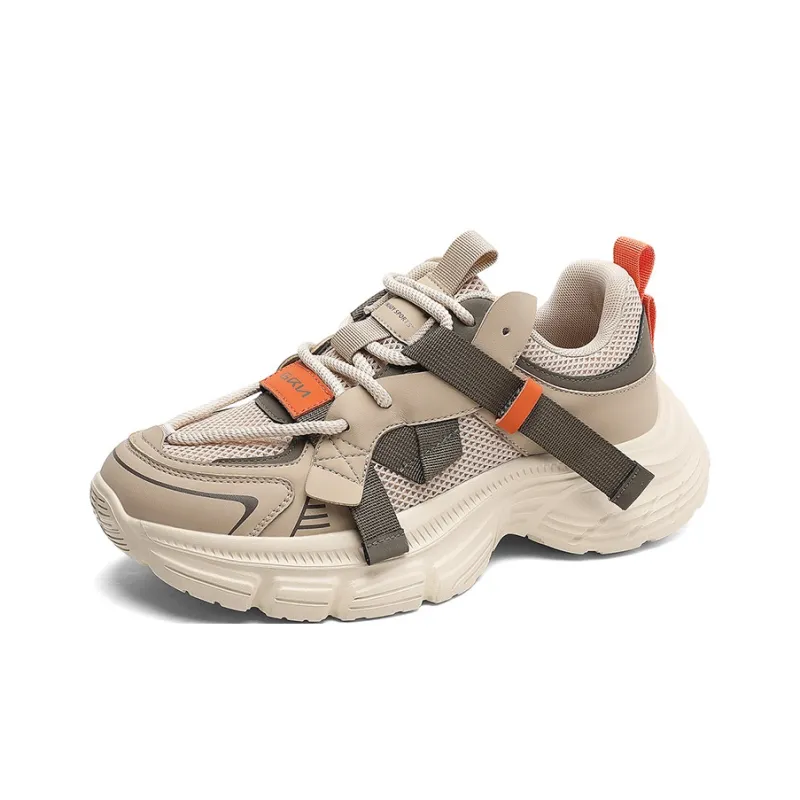 K-bird Cushioned Wear-Resistant Height Increasing Low-Top Casual Shoes Men's-2