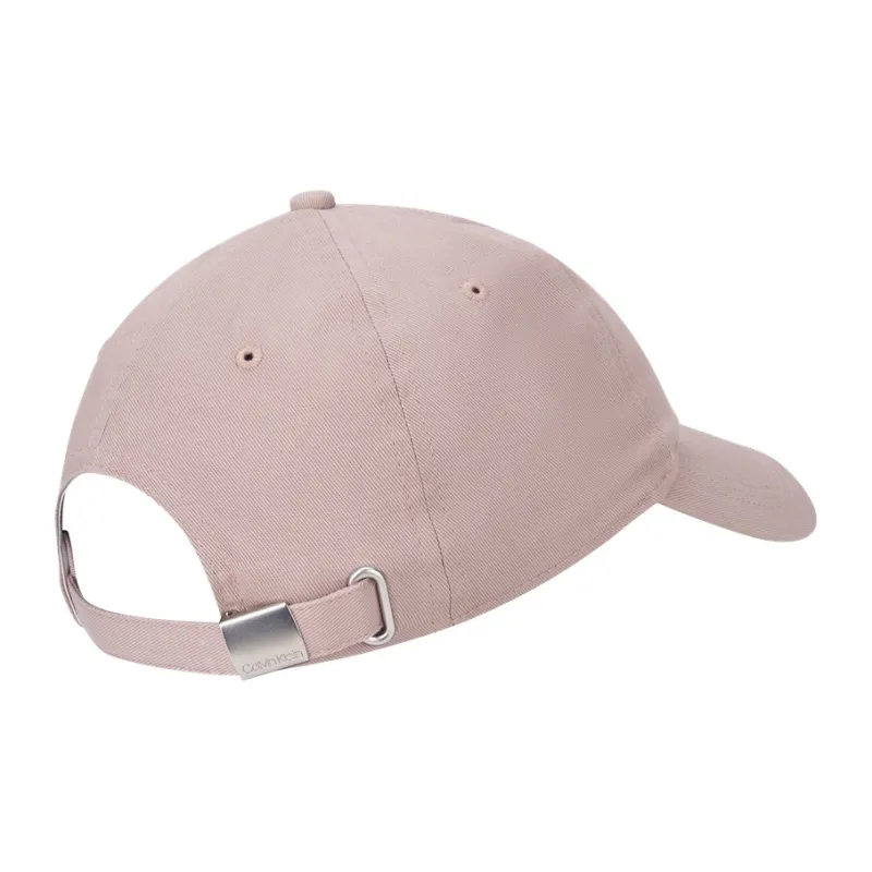 CALVIN KLEIN Cotton Baseball Caps Unisex Plum Pink-1