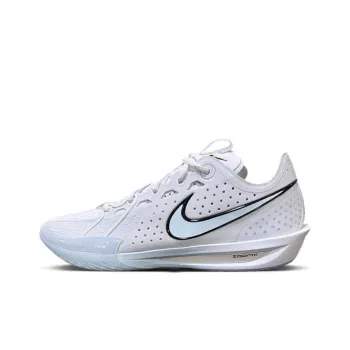 Nike Air Zoom G.T. Cut 3 Anti Slip Wear Resistant Low Top Basketball Shoes Men's White