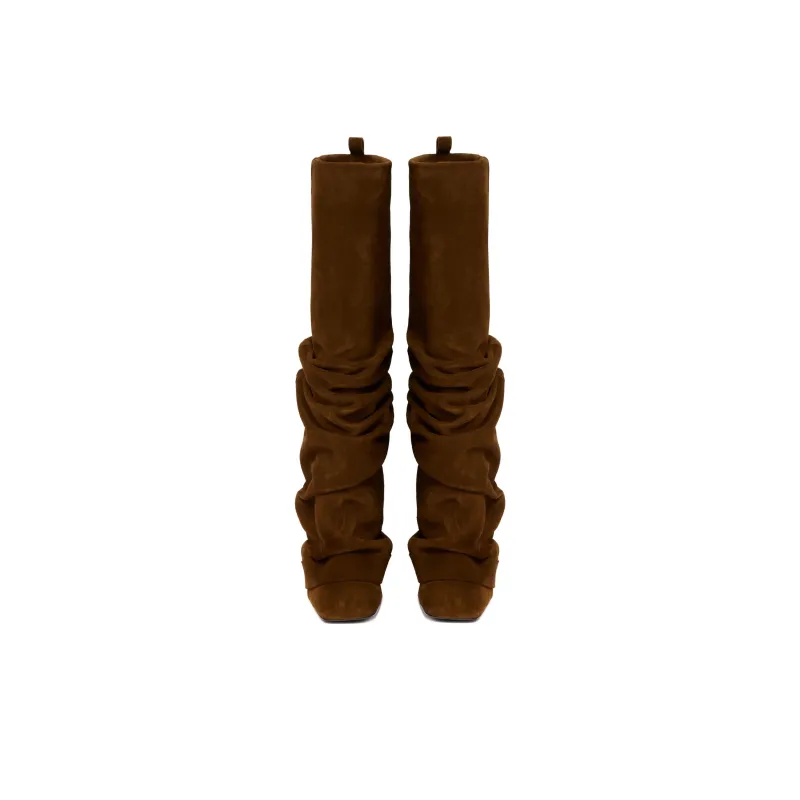 The Attico Rea Knee-high Boots 10.5cm Women's Brown-5