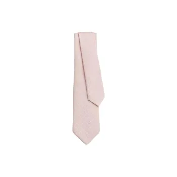 HERMES Silk, Mulberry Silk Ties Men's Pink White