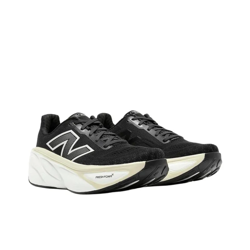 Fresh Foam x New Balance Anti Slip Wear Resistant Low Top Running Shoes Men's Black White D Width-1