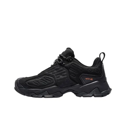Saucony Anti Slip Wear Resistant Low Top Trekking Shoes Unisex Black