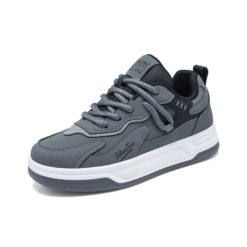 TALKING TOM Height Increasing Wear-Resistant Slip-Resistant Low-Top Skateboard Shoes Unisex-14