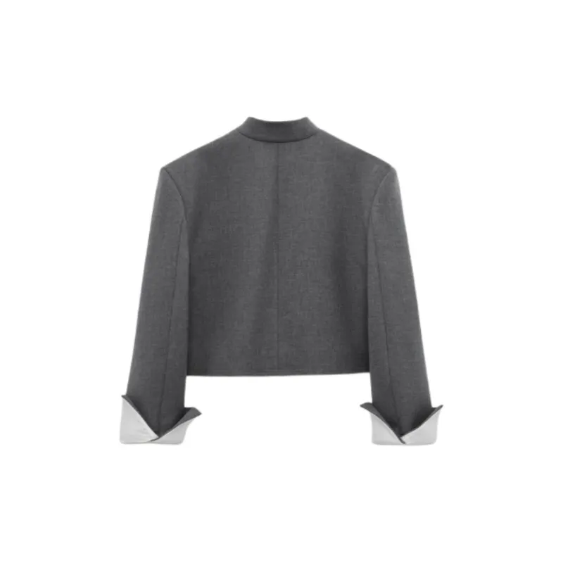 Ao Yes X ZARA AO YES Collaboration Business Suits Women's Gray-1