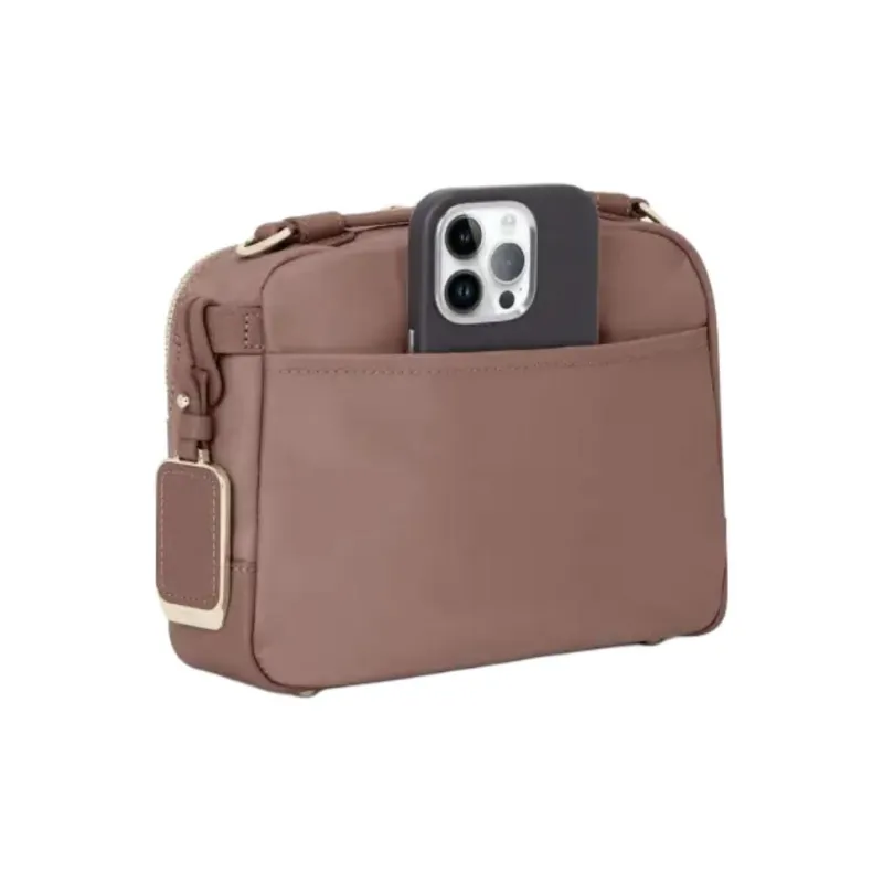 TUMI Voyageur Nylon Crossbody One Shoulder Handbags Women's Light Purple Red-2