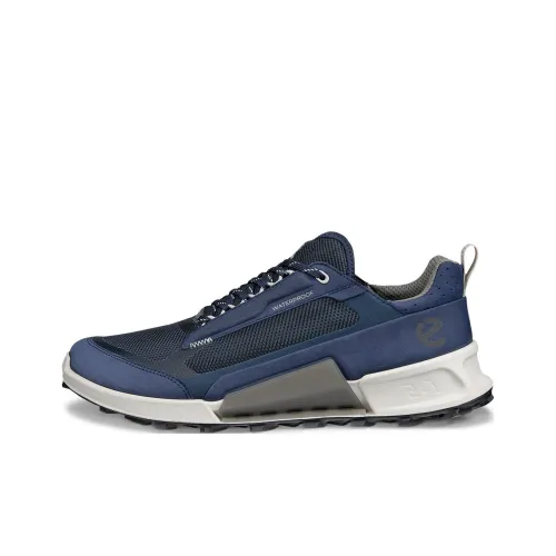 Mountain x Ecco Biom 2.1 Slip Resistant Low Top Casual Shoes Men's Blue