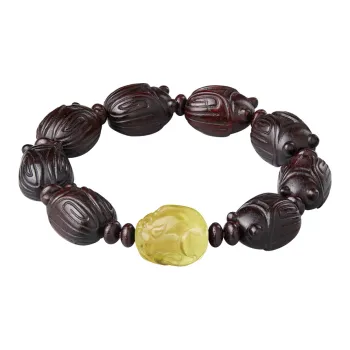 Moonstone Edge Pterocarpus Bracelets Men's