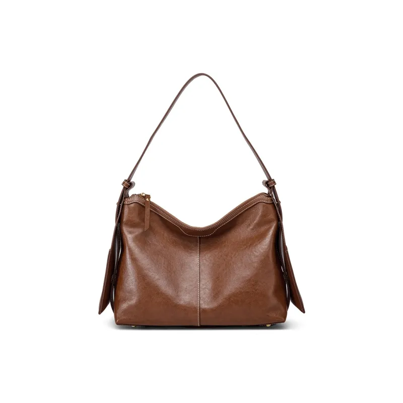 Ceion Keust Top Grain Cow Leather Shoulder Bag Crossbody Bag Women's Multicolor-8