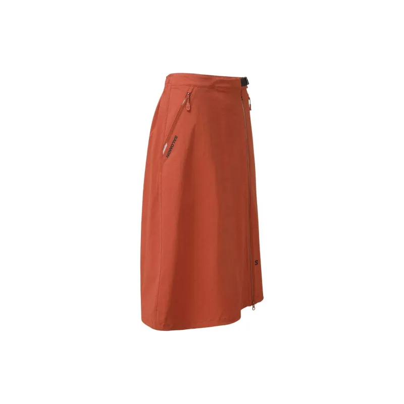 SALOMON Slate Casual Long Skirt Women's Mahogany-2