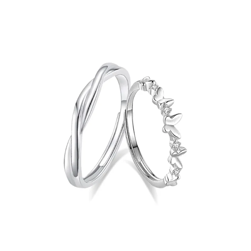 VEZA Sterling Silver Rings Unisex-11