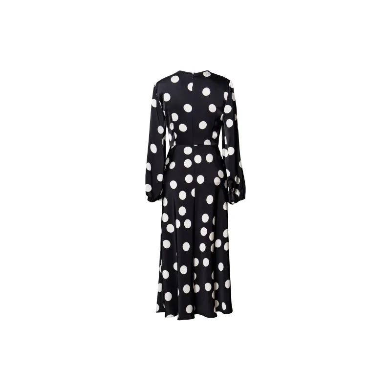 ROEYSHOUSE Long Sleeved Dresses Women's Polka Dot-1