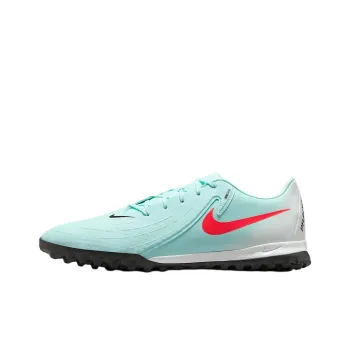 Nike Phantom GX 2 TF Rubber Broken Studs Anti Slip Wear Resistant Soccer Shoes Unisex Cyan
