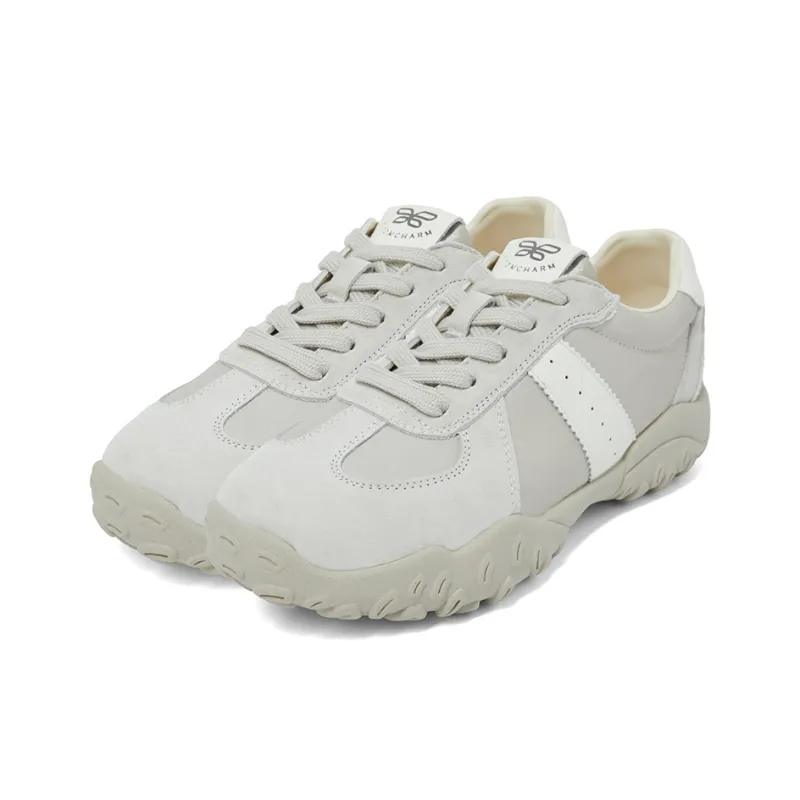 COMELY Casual Shoes Women's Low Top Gray/Ecru/Purple/Brown/Gold-2