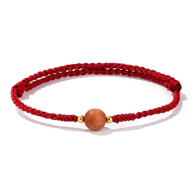 Xiang Yin Peachwood Wooden Bracelets Unisex-5