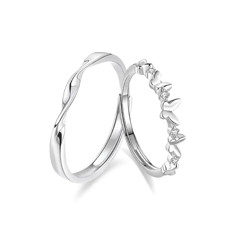 VEZA Sterling Silver Rings Unisex-19
