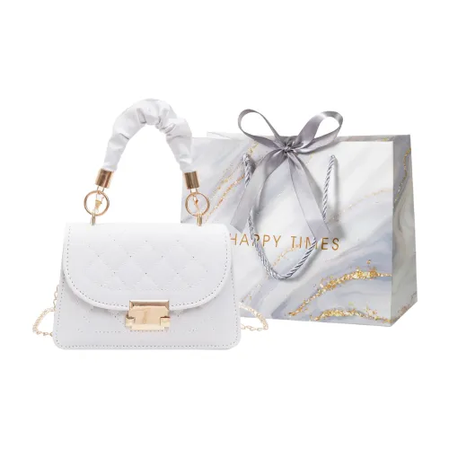 Miss Angel PU Crossbody Bag, Shoulder Bag, Outing Bag, Handbag Regular Women's Black/White